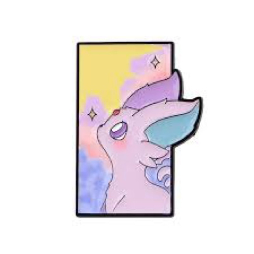 Pokemon Espeon Enamel Pin – Galaxy Design